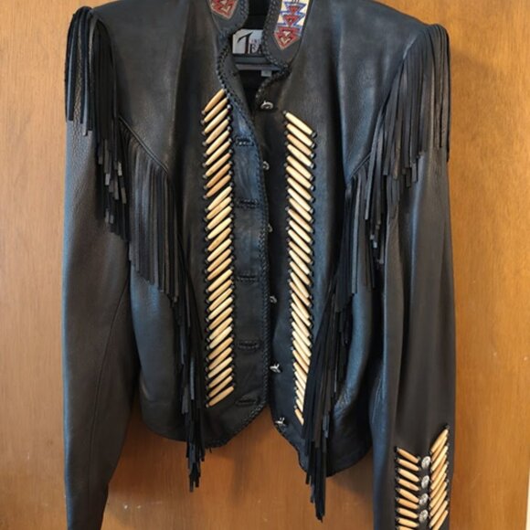 Black Leather Jacket - Picture 1 of 1